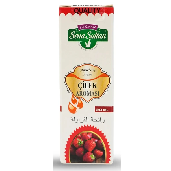 Çilek Yağı Esansiyel Uçucu Aromatik Yağ 20 ml, Lokman Sena Sultan ürün görseli 1