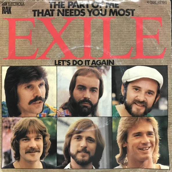 Exile The Part Of Me That Needs You Most 45lik Plak ürün görseli 1