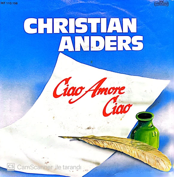 Christian Anders Ciao Amore Ciao 45lik Plak ürün görseli 1
