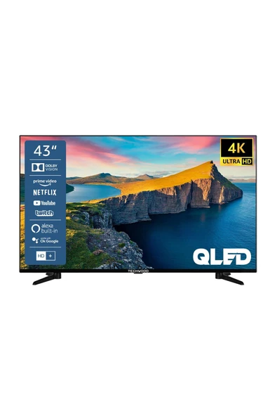 Vestel 43" / 109 Ekran Uydu Alıcılı 4k Ultra Hd Smart Qled Tv ürün görseli 1