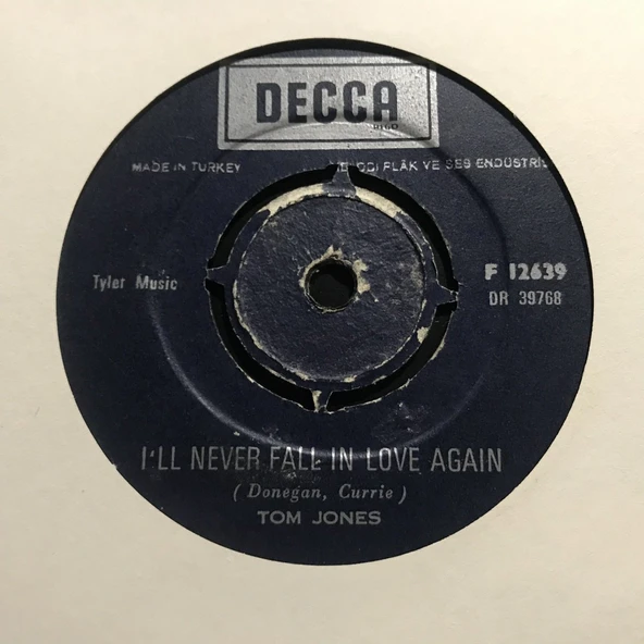 Tom Jones Things I Wanna Do 45lik Plak - Resim 2