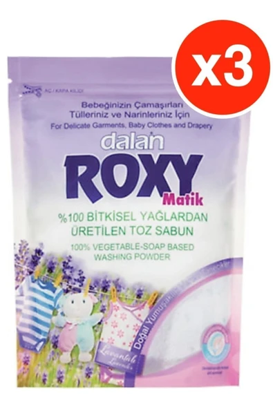 Roxy Doğal Matik Toz Sabun Lavanta 800g 3 Adet ürün görseli 1
