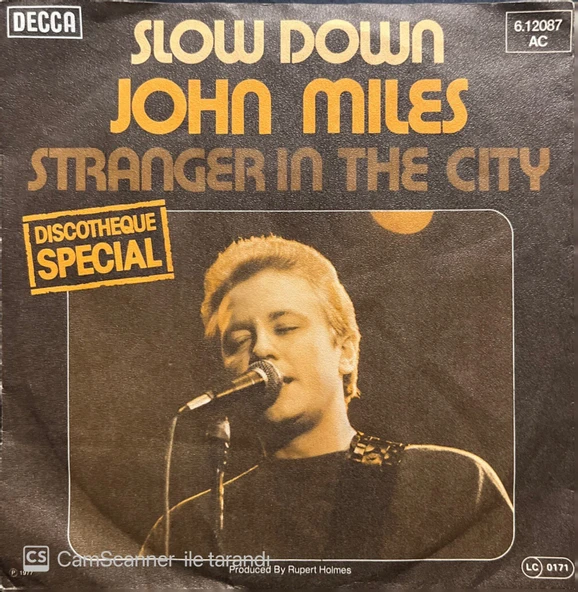 John Miles Slow Down 45lik Plak ürün görseli 1