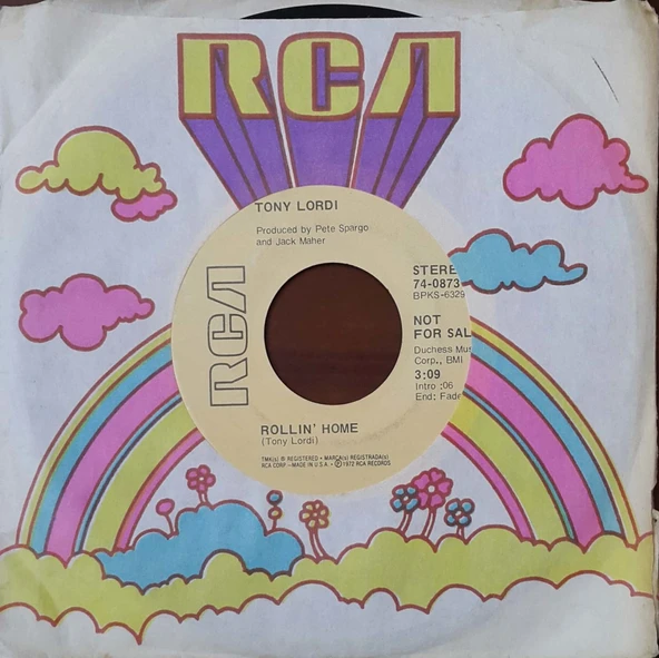 Tony Lordi Rollin' Home 45lik Plak ürün görseli 1