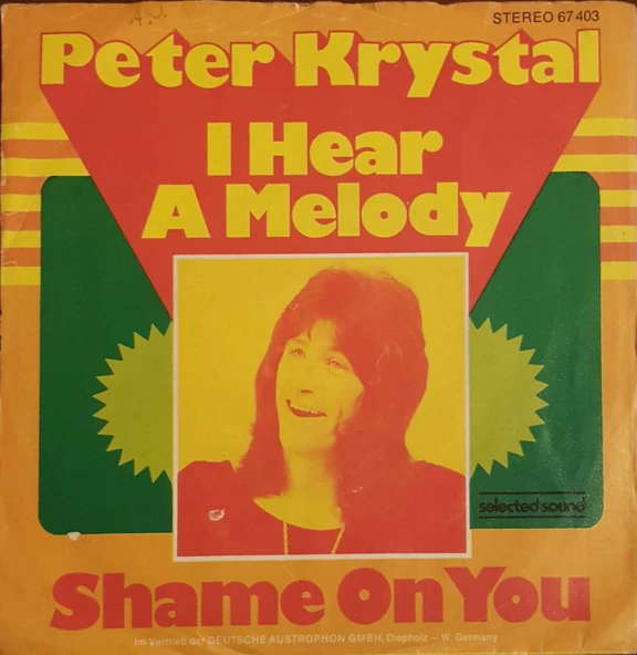 Peter Krystal I Hear A Melody 45lik Plak ürün görseli 1