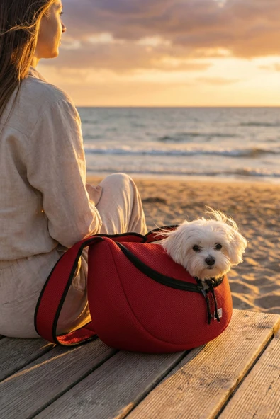 Kedi ve Köpekler İçin  Kucakta Taşıma Çantası ürün görseli 1