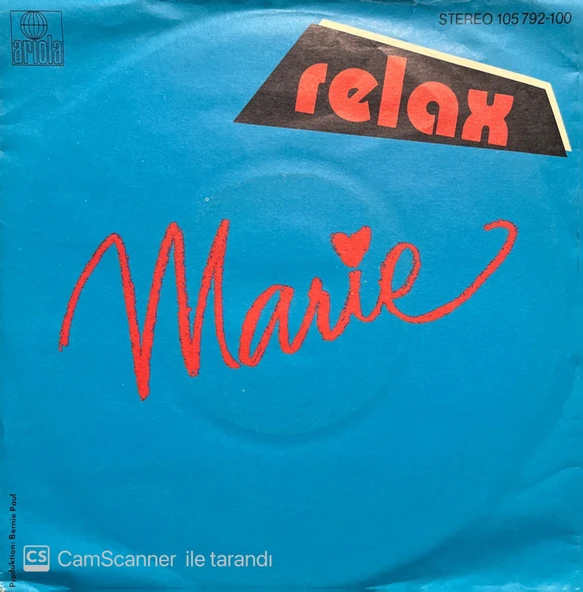 Relax Marie 45lik Plak ürün görseli 1