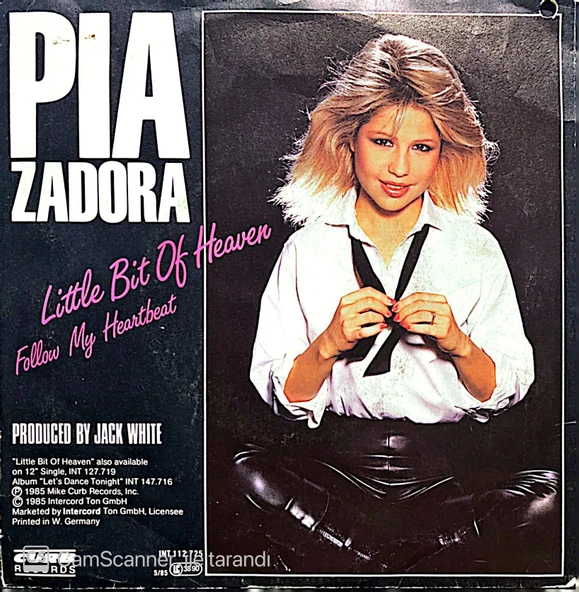 Pia Zadora Little Bit Of Heaven 45lik Plak ürün görseli 1