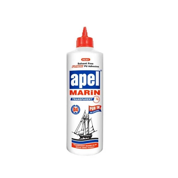Apel Marin Suya Dayanıklı Gemi Deniz Tutkalı Şeffaf 600 ml ürün görseli 1