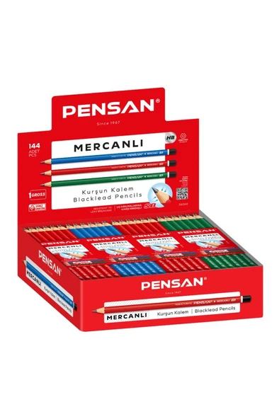 Pensan Mercanlı Kurşun Kalem - 144 Adet ürün görseli 1