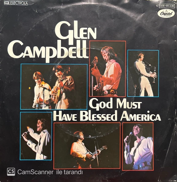 Glen Campbell God Must Have Blassed America 45lik Plak ürün görseli 1