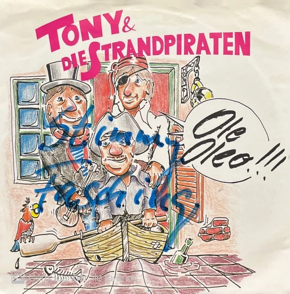 Tony & Die Strandpiraten Ole Oleo 45lik Plak ürün görseli 1