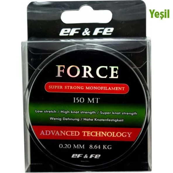 Force Advanced Technology Yeşil 150 Mt Olta Misinası ürün görseli 1