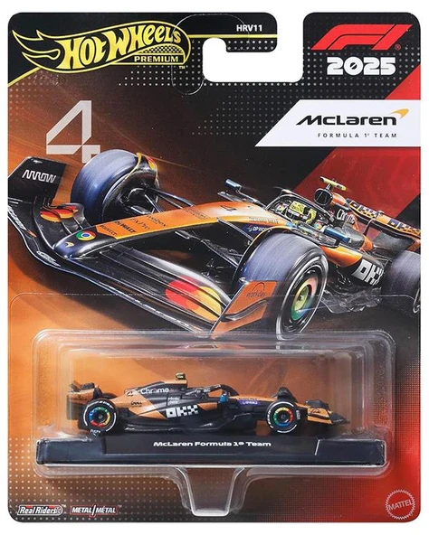 Hot Wheels Premium 2025 Formula 1 Yarış Arabası McLaren Formula 1 Team JKD88 ürün görseli 1