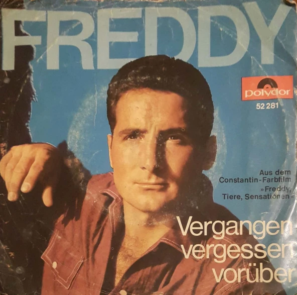 Freddy Vergangen Vergessen Vorüber 45lik Plak ürün görseli 1