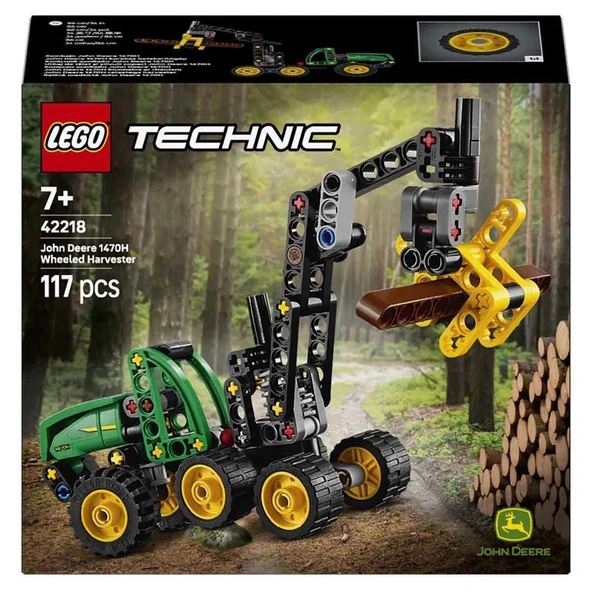 LEGO Technic John Deere 1470H Tekerlekli Orman Makinesi 42218 ürün görseli 1