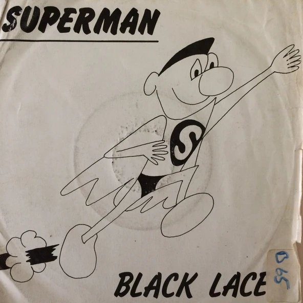 Black Lace Superman 45lik Plak ürün görseli 1