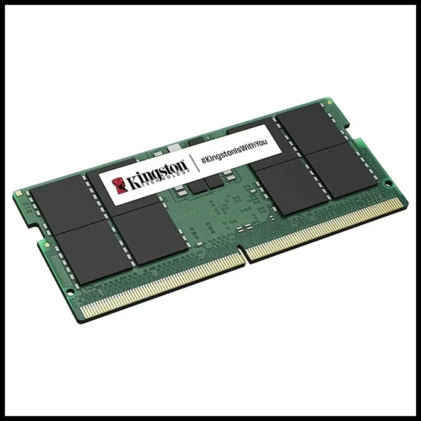 KINGSTON KVR48S40BD8/32, 32Gb, 4800Mhz, DDR5, Sodimm Notebook RAM, 1,1V, CL40 ürün görseli 1