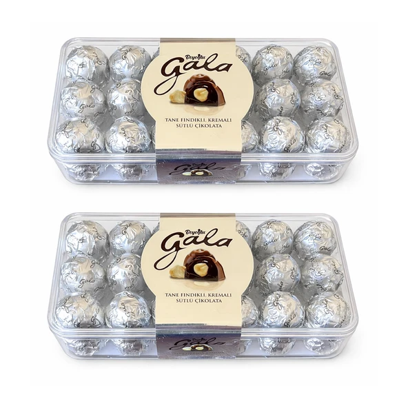 Beyoğlu Gala Tane Fındıklı Bayramlık Çikolata 370 Gr. x 2 Adet ürün görseli 1