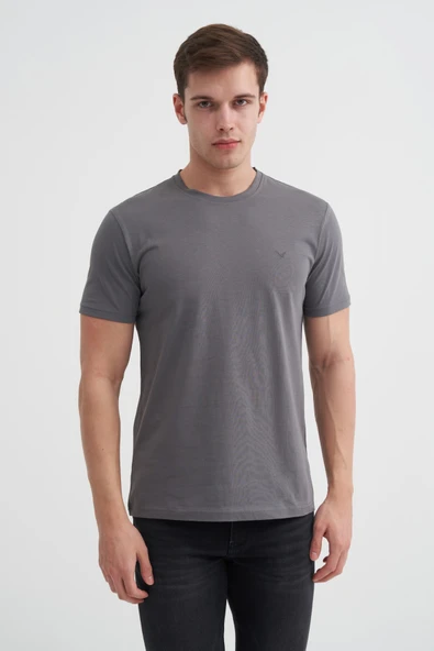 Cazador Basic Süprem Erkek T-shirt  46230 Antrasit ürün görseli 1