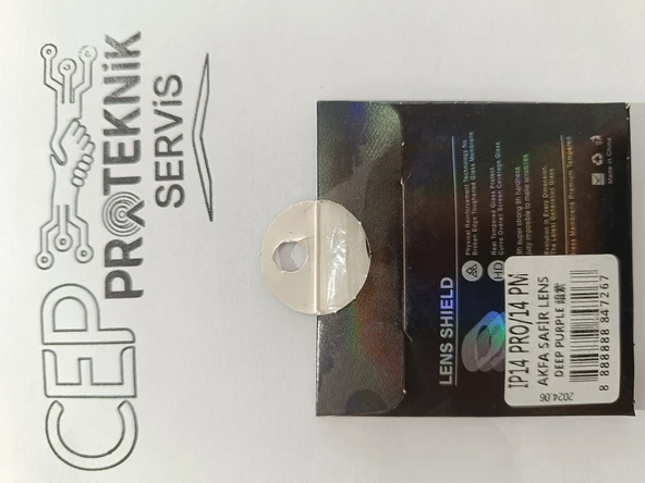 iPhone 14 Pro Promax deep purple kamera koruyucu ürün görseli 1
