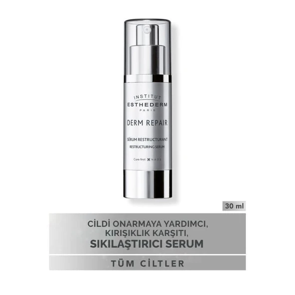 ESTHEDERM DERM REPAIR SERUM 30 ML - TÜM CİLT TİPLERİNE UYGUN, CİLDİ ONARMAYA YARDIMCI, KIRIŞIKLIK KARŞITI, SIKILAŞTIRICI SERUM ürün görseli 1