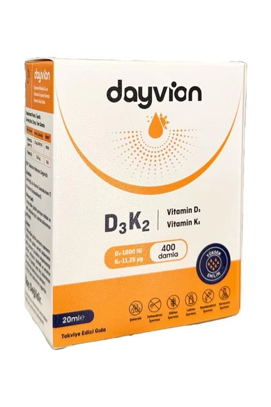 Dayvıon D3 K2 Damla 20 ML ürün görseli 1