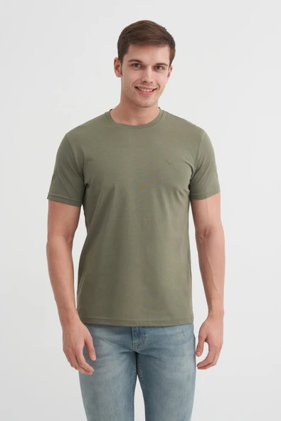 Cazador Basic Süprem Erkek T-shirt  46230 Haki ürün görseli 1