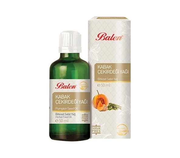 BALEN KABAK ÇEKİRDEĞİ YAĞI (Soğuk Pres) 50 ML ürün görseli 1