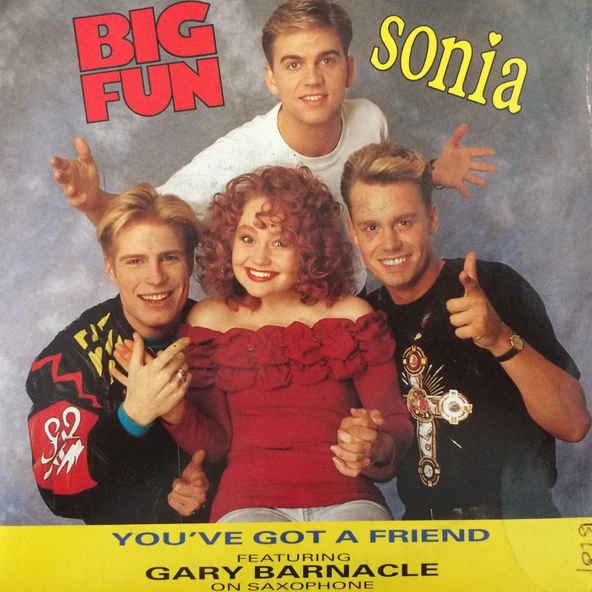 Big Fun and Sonia You've Got A Friend 45lik Plak ürün görseli 1