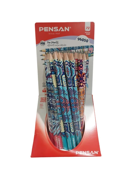 Pensan Kilim Flimli Kurşun Kalem HB (72 Li Paket) Pe96050/72 ürün görseli 1