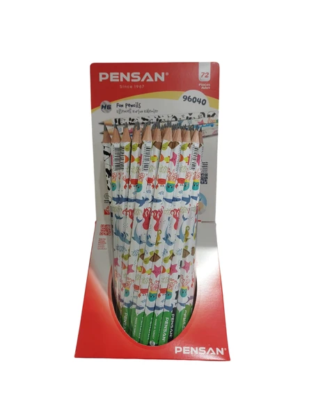 Pensan Karışık Flimli Kurşun Kalem HB (72 Li Paket) Pe96040/72 ürün görseli 1