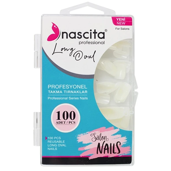 Nascita 100'lü Kutulu Long Oval Takma Tırnak - 165 ürün görseli 1