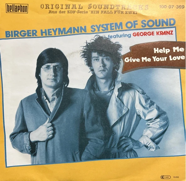 Birger Heymann System Of Sound Help Me 45lik Plak ürün görseli 1