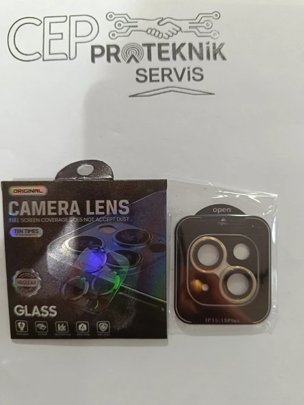 iPhone 15/15plus lıght yellow kamera koruyucu - Resim 2