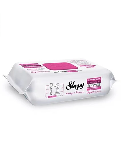 ŞeyliŞeyler - Sleepy Easy Clean Lilyum Buketi Yüzey Temizlik Havlusu 100 Yaprak 5 Paket ürün görseli 1