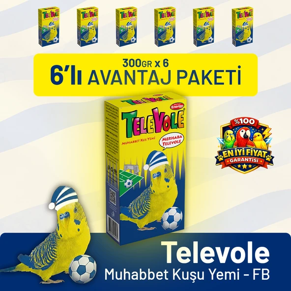 Televole Muhabbet Kuşu Yemi FB - 6 Adet ürün görseli 1