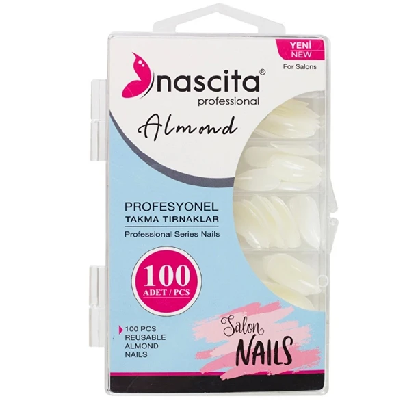 Nascita 100'lü Kutulu Almond Takma Tırnak - 166 ürün görseli 1