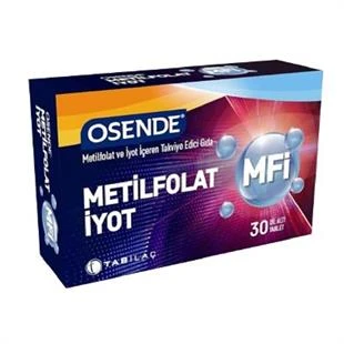 Osende MFI Metilfolat İyot 30 Tablet ürün görseli 1