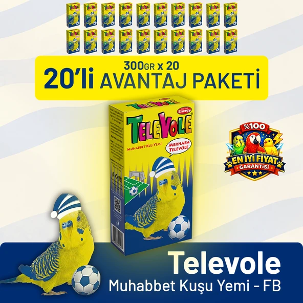 Televole Muhabbet Kuşu Yemi FB - 20 Adet ürün görseli 1