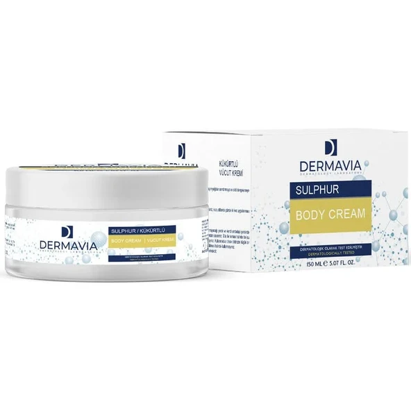 Dermavia Kükürtlü Vücut Kremi 150 ml ürün görseli 1