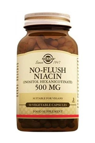 Solgar No Flush Niacin 500 mg 50 Kapsül ürün görseli 1