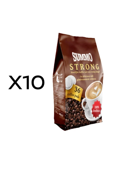 SUMMO Strong 360'lı Paket (36x10) Senseo Pad Coffee Pads Kahve Kapsülü ürün görseli 1