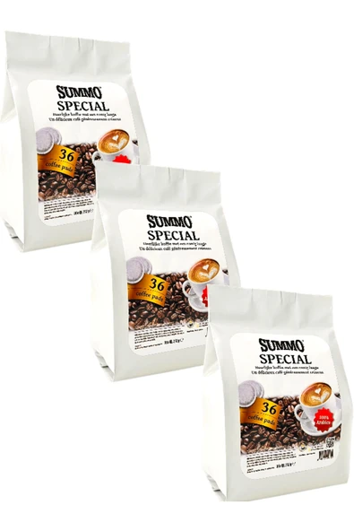 SUMMO Senseo Pod Special Pod Kahve 108 Adet (3x36 Pod) ürün görseli 1