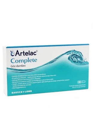 Artelac Complete Göz Damlası 30 Flakon 0,5 ml ürün görseli 1