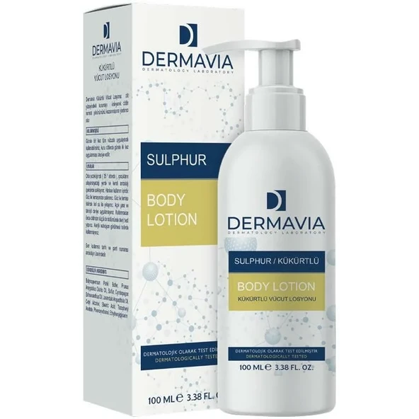 Dermavia Kükürtlü Vücut Losyonu 100 ml ürün görseli 1