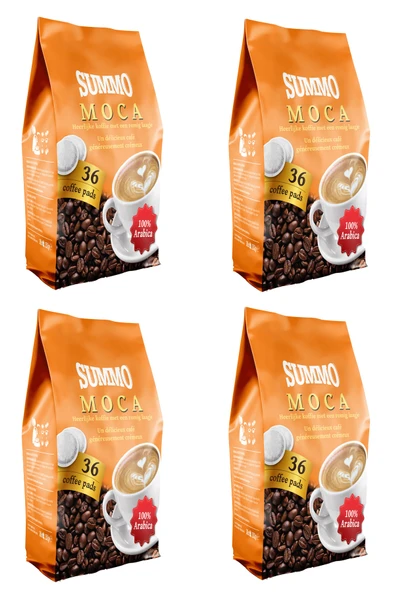 SUMMO Moca 144'lü Avantaj Paketi (36x4) Senseo Pads Coffee Pod Kahve Kapsülü ürün görseli 1