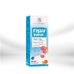 Naturalnest Fishy Balık Yağı Şurubu Portakal Aromalı 150 ml ürün görseli 1