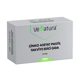 Venatura Çinko Asetat 30 Pastil ürün görseli 1