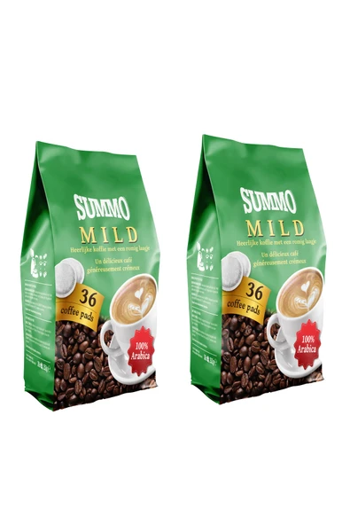 SUMMO Mild 72'li Avantaj Paketi (36x2) Senseo Pod Kahve Kapsülü ürün görseli 1
